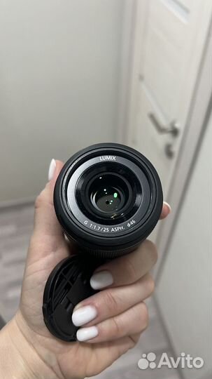 Объектив panasonic lumix G vario 25mm f/1.7