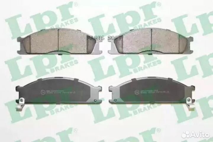 LPR 05P378 Колодки тормозные nissan terrano 87-98