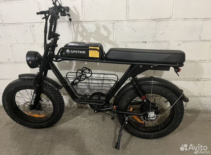 Электровелосипед фетбайк двухместных spetime k7