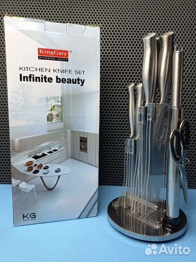 Набор ножей на подставке 8 В 1 king gary