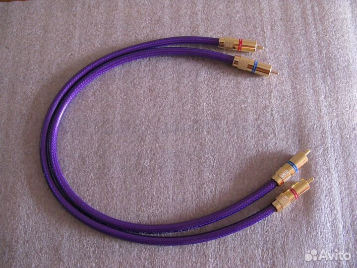 Кабель RCA VAN DEN hull MC silver IT 65G 50см