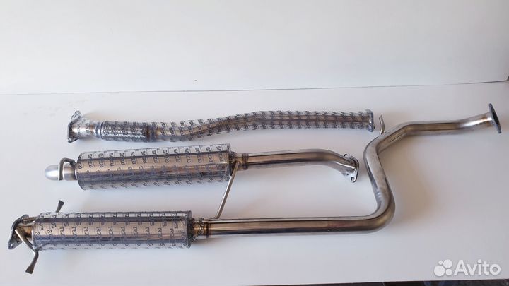 Выхлопная система на Hyundai Accent Хендай Акцент