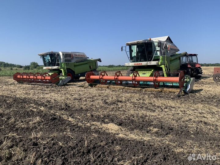 Услуги по уборке урожая