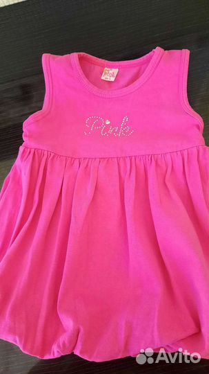 Летнее платье для девочки 98