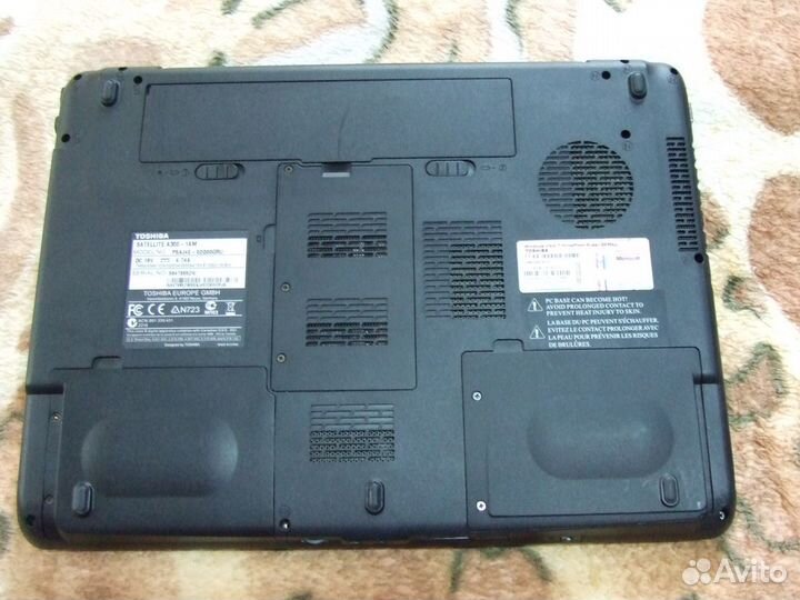 Ноутбук Toshiba satellite A300