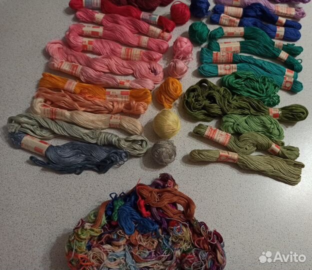 Мулине - нитки для вышивания крестиком