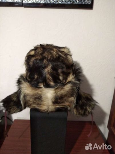 Шапка ушанка собачий мех