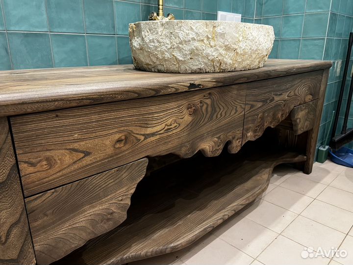 Тумба из массива карагача