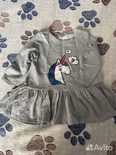 Платье для девочки 92