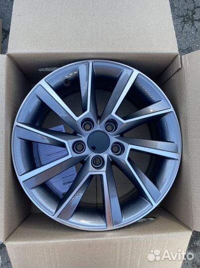 R15 5/100 графит с полировкой новые литые диски