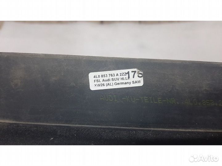 Молдинг двери audi Q7 4L задний левый верхний