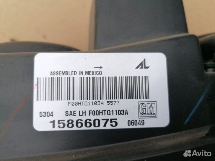 Фара галогеновая Chevrolet Trailblazer 4.3 2007