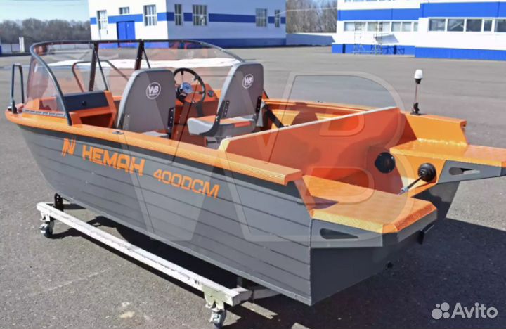 Лодка с мотором/Neman-400 DCM NEW/ Ульяновск