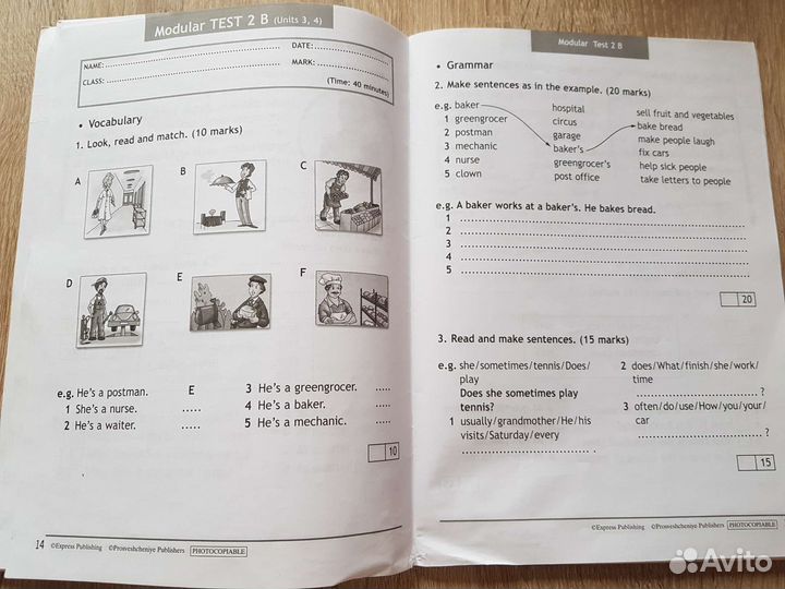 Spotlight 4 Test Booklet
