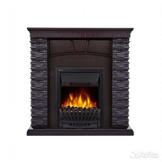 Портал Firelight Porto Classic камень черный, шпон