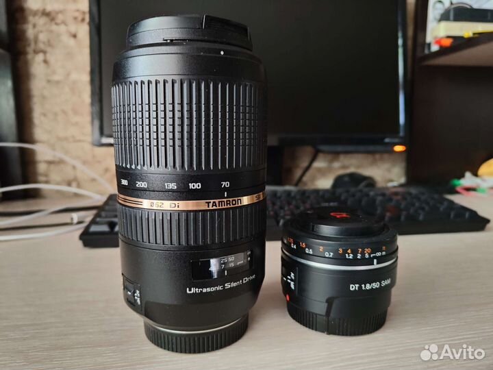 Объективы для sony. Tamron 70-300mm. Sony 50mm
