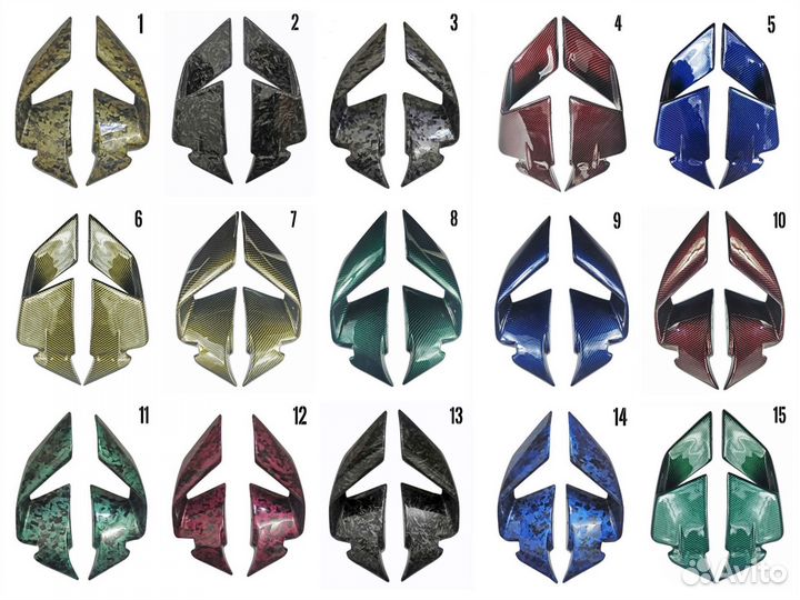 Kawasaki ER-6f 2012-2016 детали отдельно новые