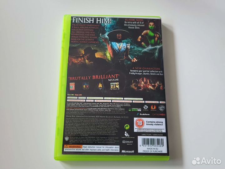 Mortal Kombat Komplete Edition Xbox360
