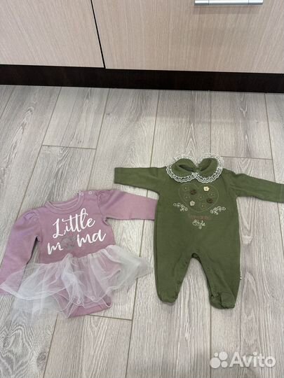Боди для девочки 68 74