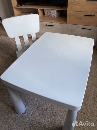 Детский стол и стул маммут