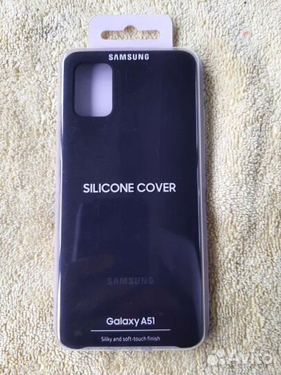 Чехол Samsung A-51 Silicone Cover черный