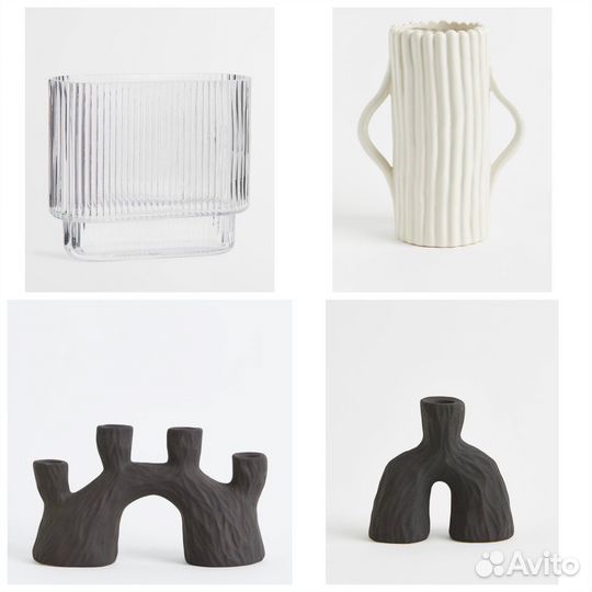 Ваза подсвечник h&m home