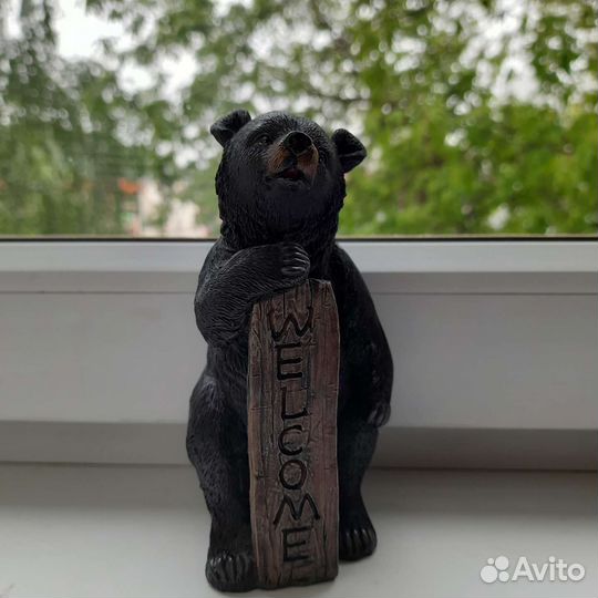 Статуэтка для интерьера Медведь Welcome. Мишка
