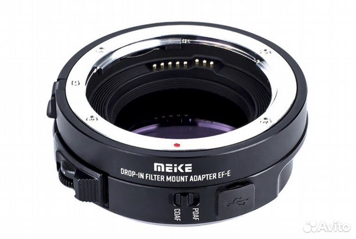 Адаптер Meike MK-efte-C canon EF/EF-S E-mount
