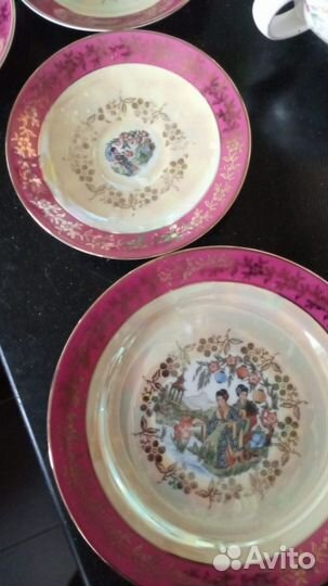 Тарелки блюдца из сервиза гдр гейша