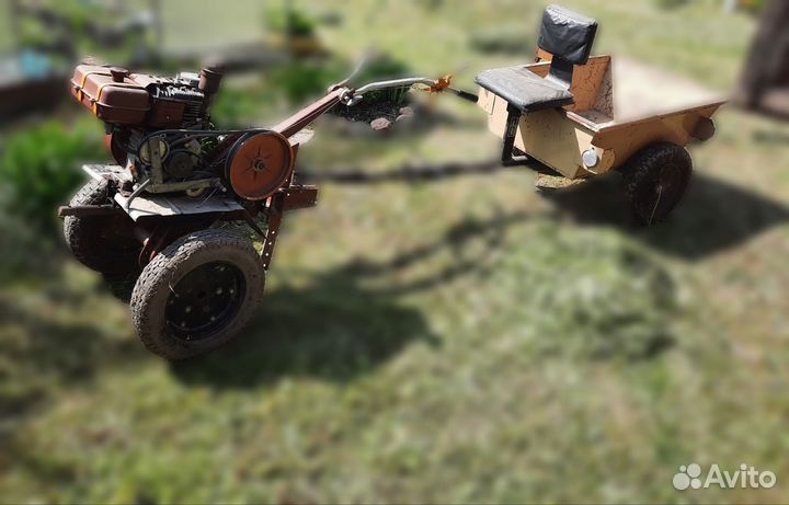 Мотоблок с прицепом бу