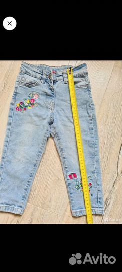 Джинсы для девочки 98