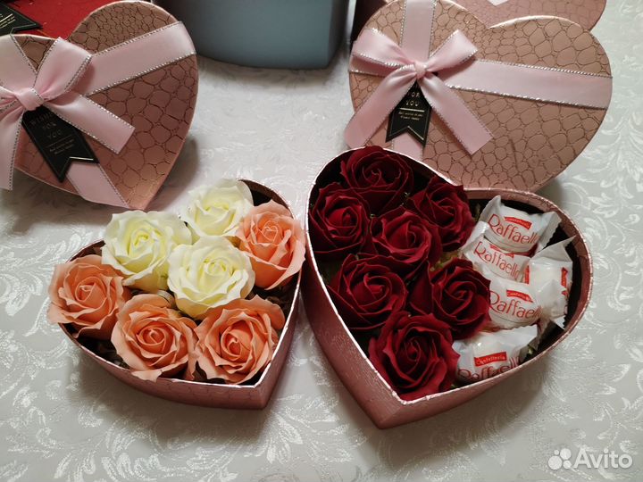 Букет из мыльных роз