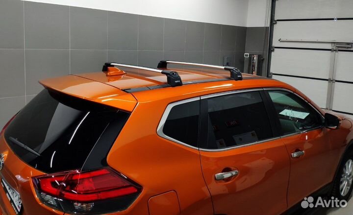 Багажник Nissan X-Trail, бокс на крышу, автобокс