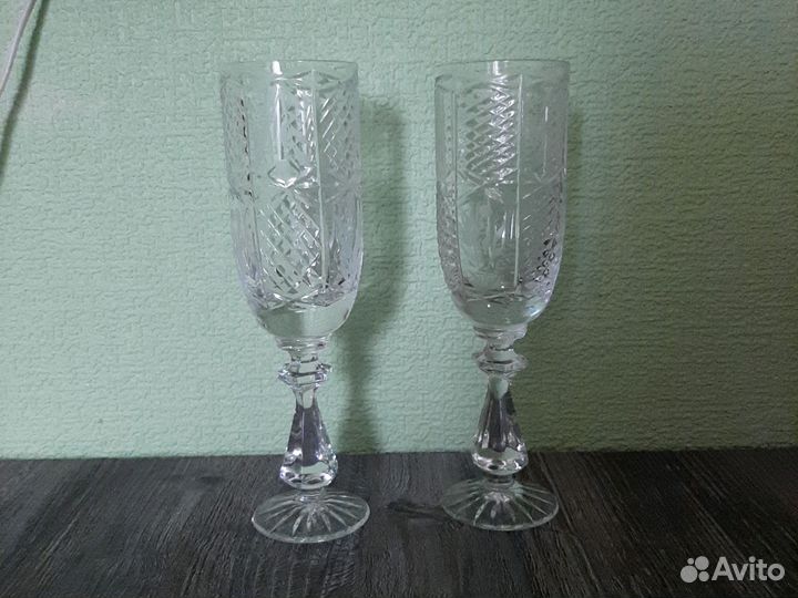 Хрустальные бокалы СССР