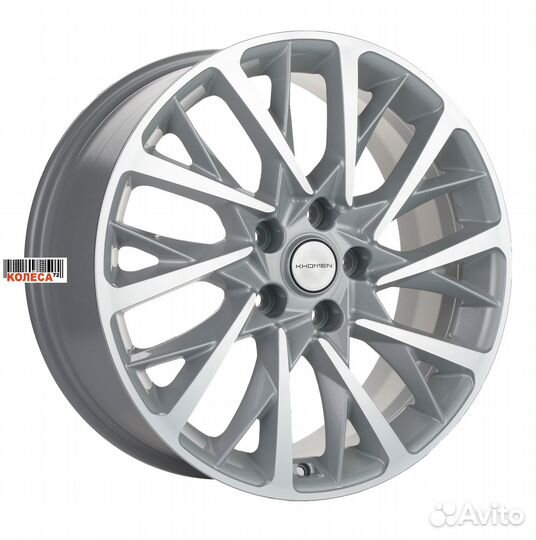 Khomen Wheels KHW1804 7.5x18 5x112 ET39 Dia66.6 F-Silver-FP