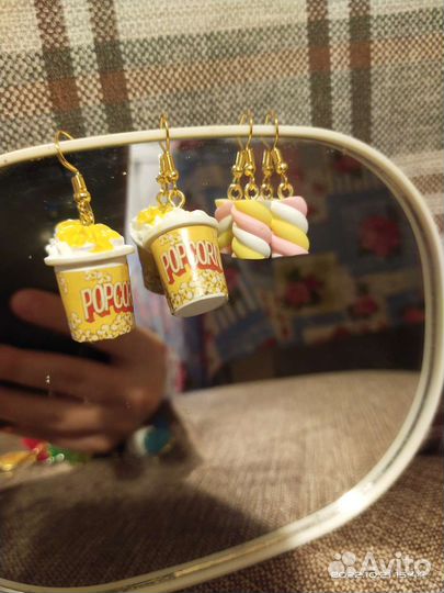 Серьги бижутерия