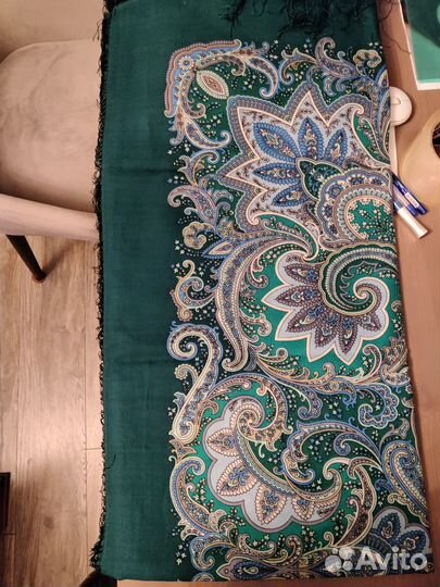 Павловопосадский платок Ясно солнышко 9