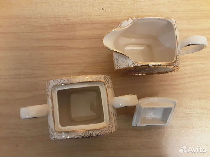 Сливочник молочник сахарница