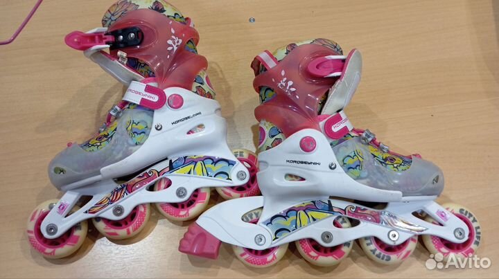 Роликовые коньки детские раздвижные