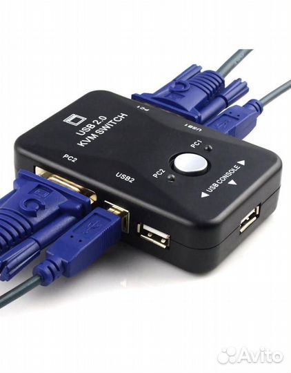 KVM переключатель / KVM переходник новый