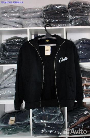 Олимпийка Corteiz черная (Арт.14765)