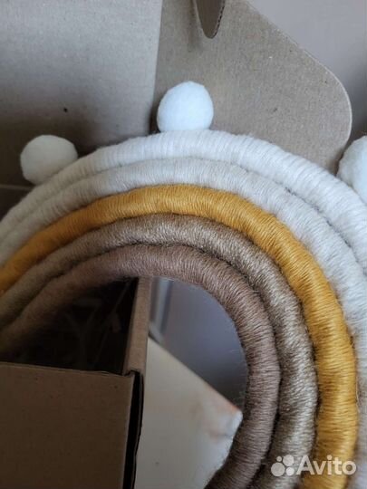 Радуга панно макраме