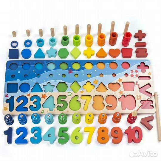 Математическая доска 4 в 1