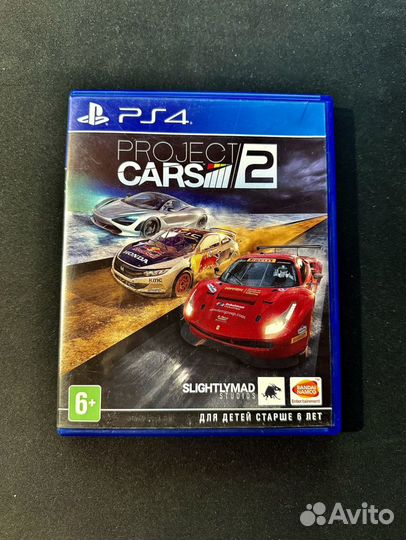 Project Cars 2 ps4 диск