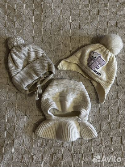 Детские шапки для девочки пакетом