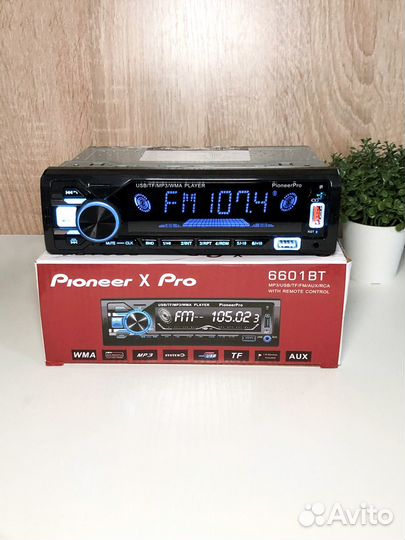 Магнитола pioneer с блютуз новая