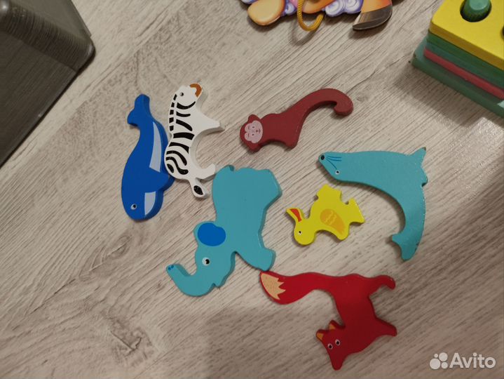 Развивающие игрушки деревянные