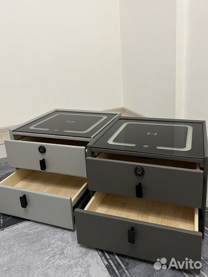 Умные тумбочки с usb и беспроводной зарядкой