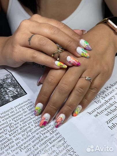 Маникюр гель лак укрепление Южный район