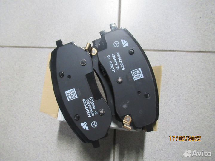 Комплект колодок тормозных 4шт